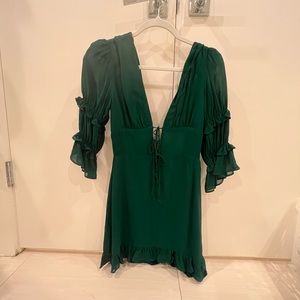 Green Reformation Dress Size 0